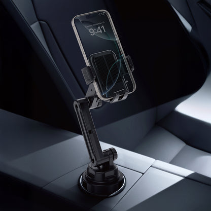 Wi-CH059 Gentleman 360° Dönebilen Teleskopik Bardaklık Tasarım Araç Telefon Tutucu
