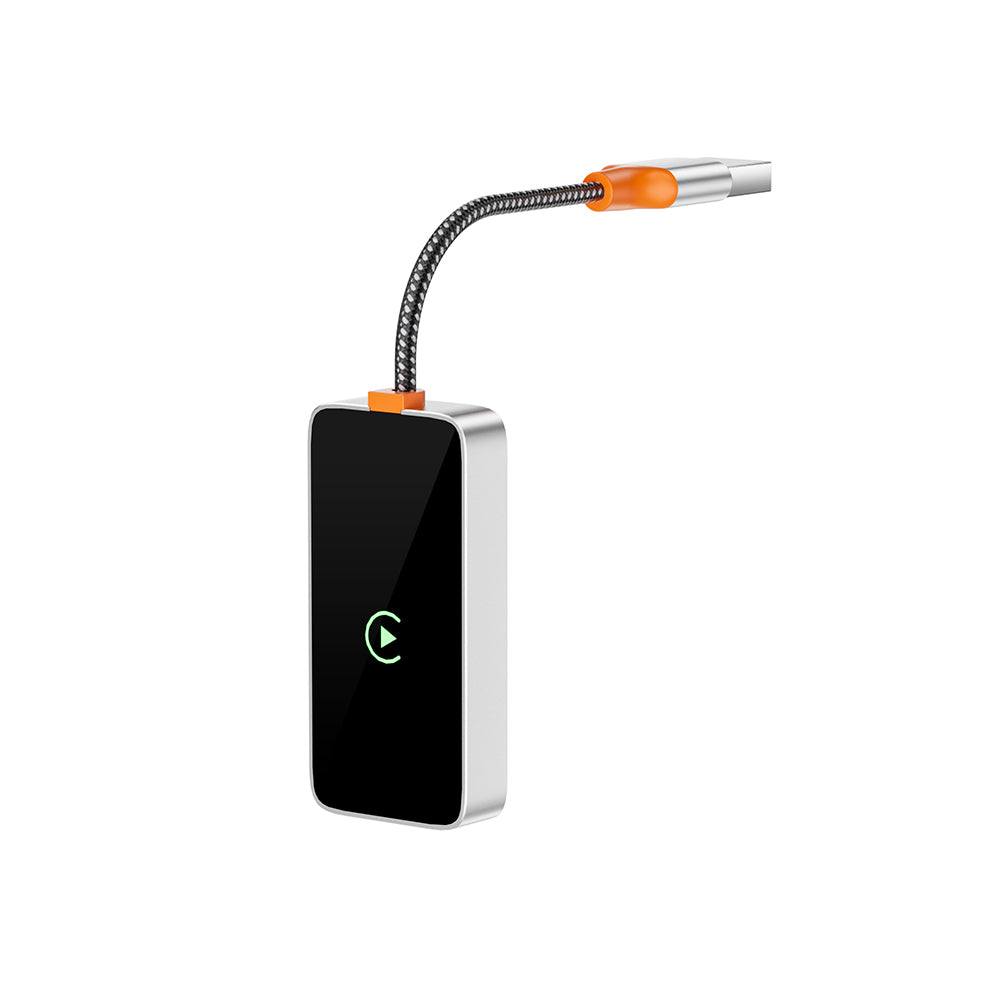 Wi-CP002 CarPlay Dijital LED Göstergeli Kablosuz Ses Alıcı USB Girişli Bluetooth Adaptör