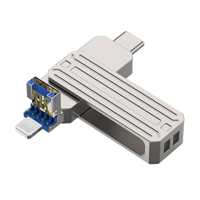 Wi-FD001 3in1 USB-A + Lightning + Type-C OTG Sürücü 256GB