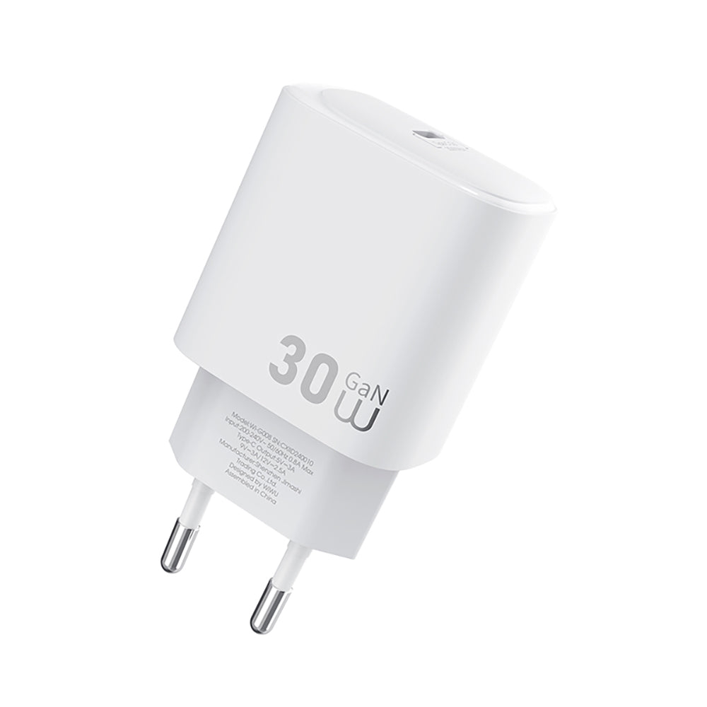 Wi-G008 Essen Serisi GaN Tech PD Hızlı Şarj Başlığı Type-C to Type-C PD 30W Kablolu Şarj Seti