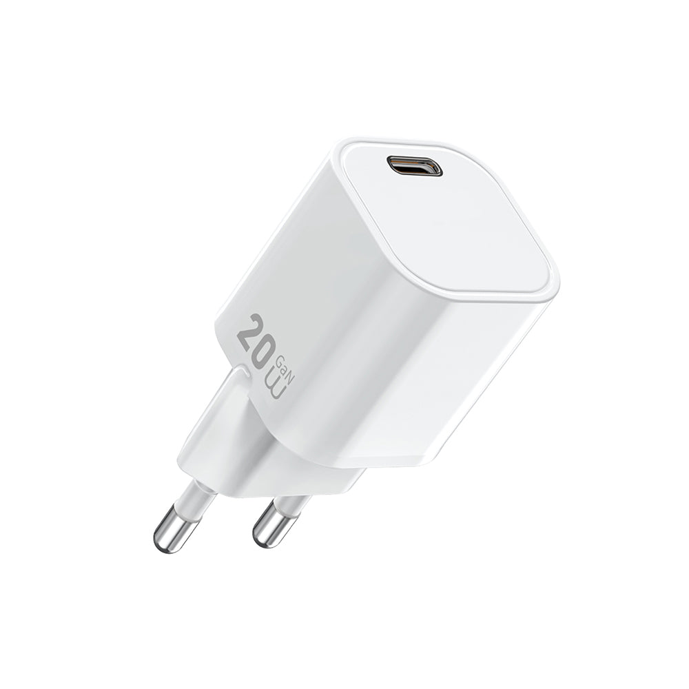Wi-G014 Cube Serisi GaN Tech PD 20W Mini Şarj Başlığı