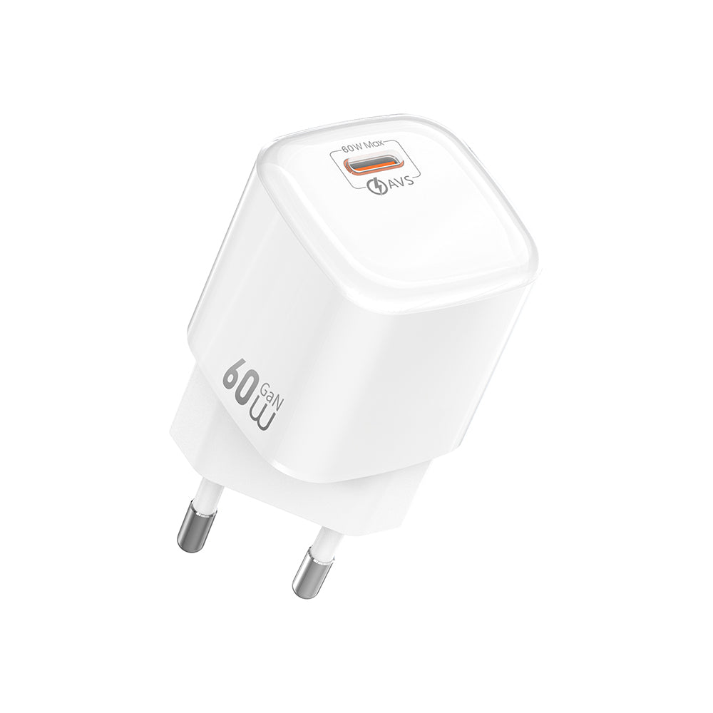 Wi-G037 Jade Dynamic Serisi GaN 60W AVS Destekli PD Hızlı Şarj Başlığı