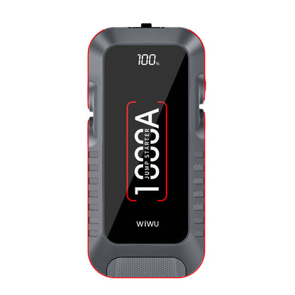 Wi-JS001 LED Işıklı Araç Akü Takviye Güç Kaynağı Powerbank 12V 37W 10000mAh