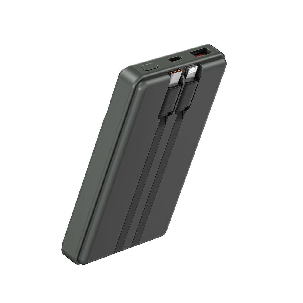 Wi-P004 Trunk Serisi Type-C Lightning Çıkışlı Taşınabilir Powerbank 22.5W 10000mAh