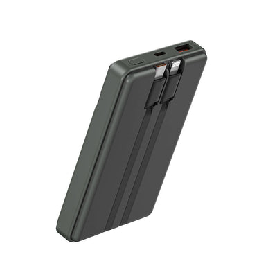Wi-P004 Trunk Serisi Type-C Lightning Çıkışlı Taşınabilir Powerbank 22.5W 10000mAh