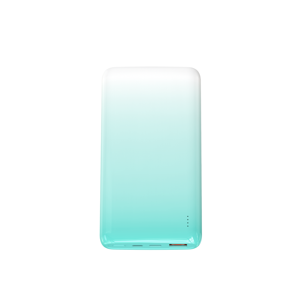 Wi-P008 Rainbow LED Işıklı Taşınabilir Powerbank 22.5W 10000mAh