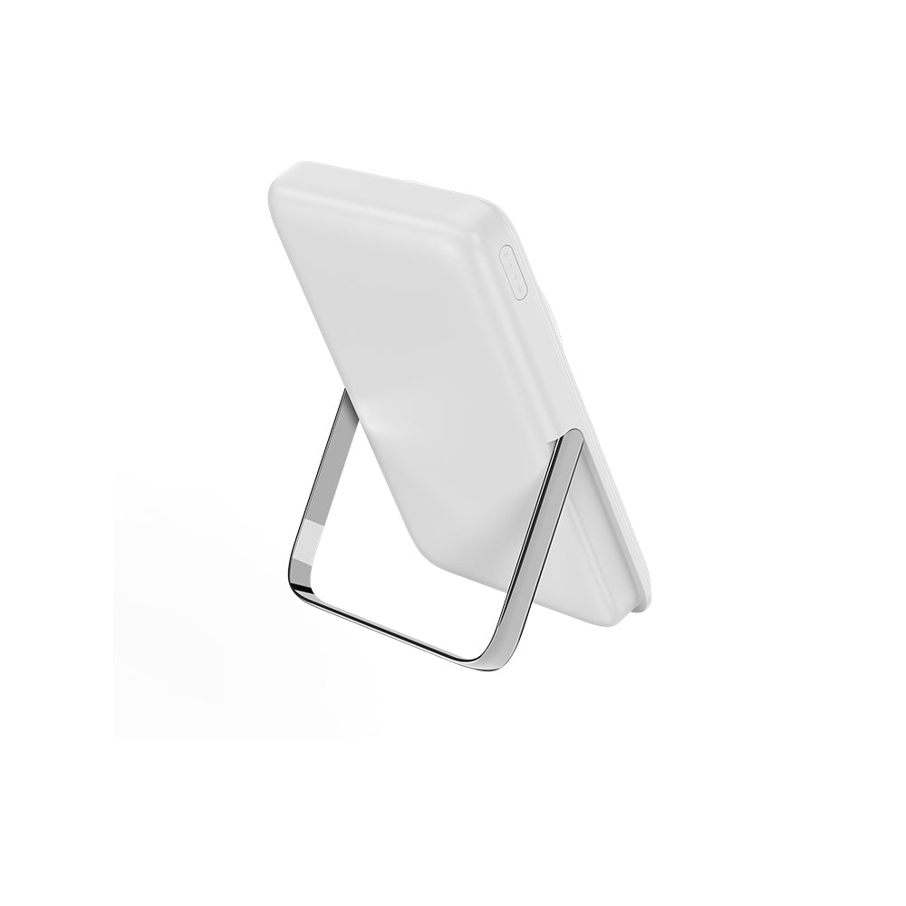Wi-P011 Gentleman 10000mAh 15W LED Göstergeli Standlı Kablosuz Powerbank