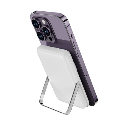 Wi-P011 Gentleman 10000mAh 15W LED Göstergeli Standlı Kablosuz Powerbank