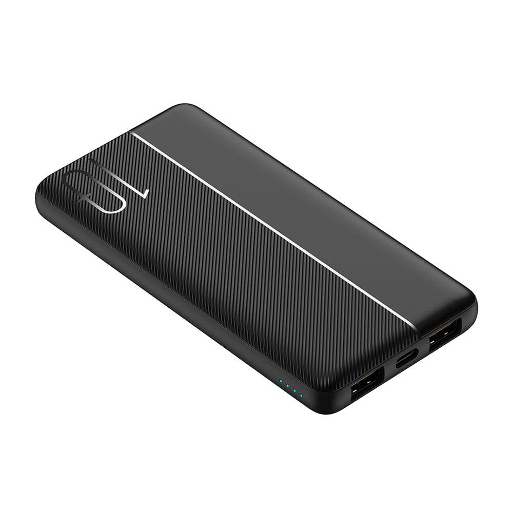 Wi-P032 LED Göstergeli Dual USB-A & Type-C Powerbank 10000 mAh