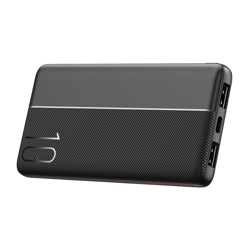 Wi-P032 LED Göstergeli Dual USB-A & Type-C Powerbank 10000 mAh
