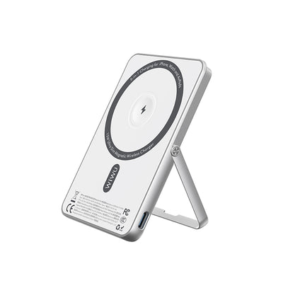 Wi-P034 Dijital LED Göstergeli Standlı Kablosuz Powerbank 5000mAh 15W