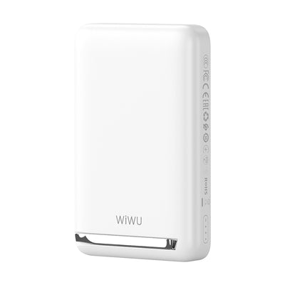 Wi-P043 Magsafe Uyumlu LED Göstergeli Standlı 10.000mAh 15W Powerbank