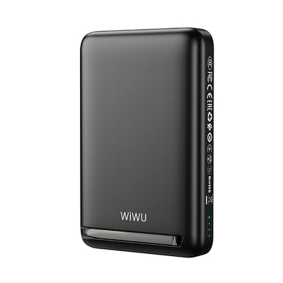 Wi-P043 Magsafe Uyumlu LED Göstergeli Standlı 10.000mAh 15W Powerbank