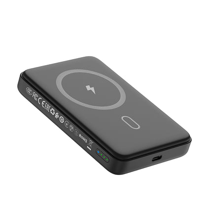 Wi-P043 Magsafe Uyumlu LED Göstergeli Standlı 10.000mAh 15W Powerbank