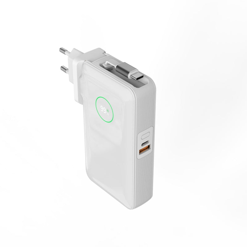 Wi-P049 Noble Serisi Type-C Kablolu Powerbank PD 35W 10000mAh