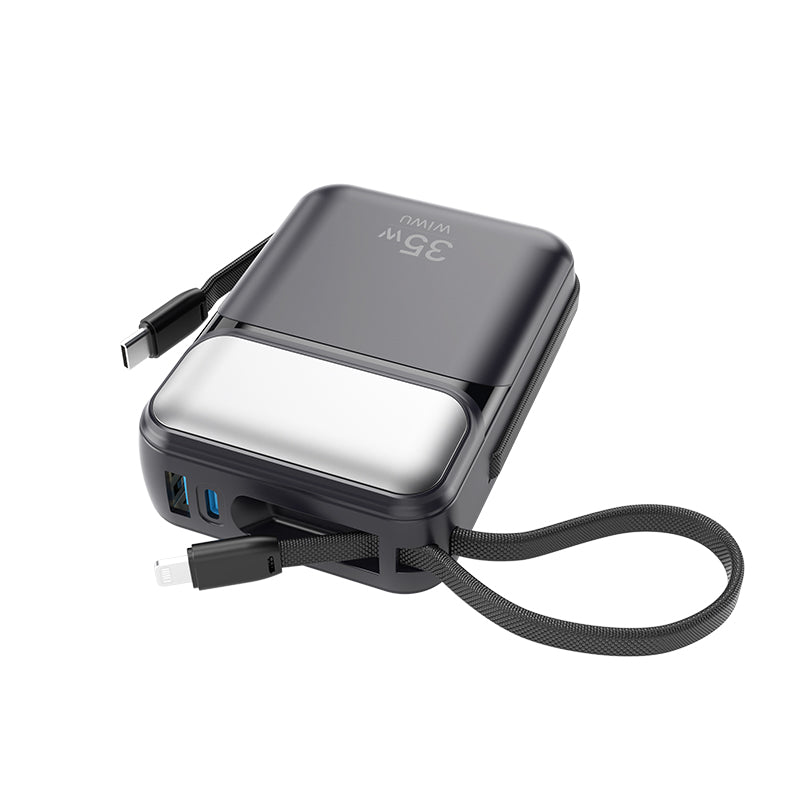 Wi-P052 Galaxy Serisi Type-C Lightning Çıkışlı Powerbank PD 35W 10000mAh