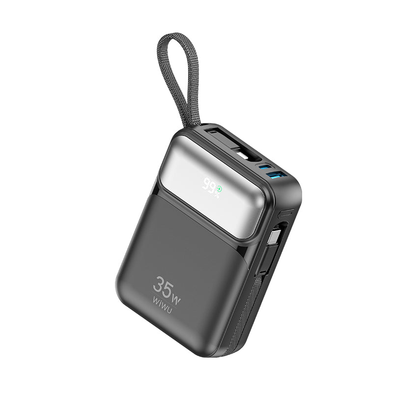 Wi-P052 Galaxy Serisi Type-C Lightning Çıkışlı Powerbank PD 35W 10000mAh