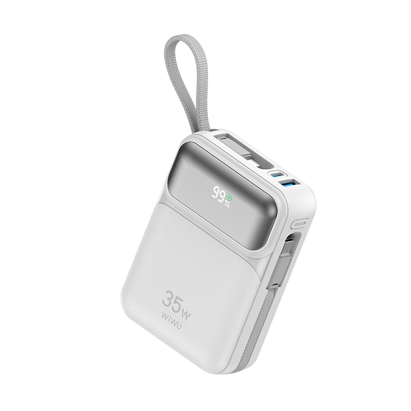 Wi-P052 Galaxy Serisi Type-C Lightning Çıkışlı Powerbank PD 35W 10000mAh