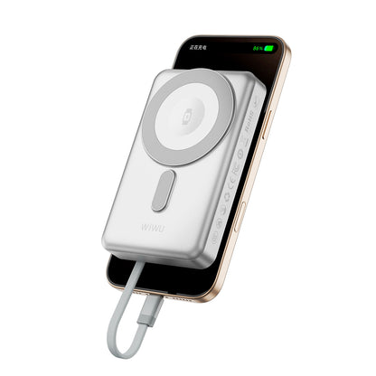 Wi-P056 Wireless ve PD Hızlı Şarj Özellikli Magsafe Powerbank 15W 10000mAh