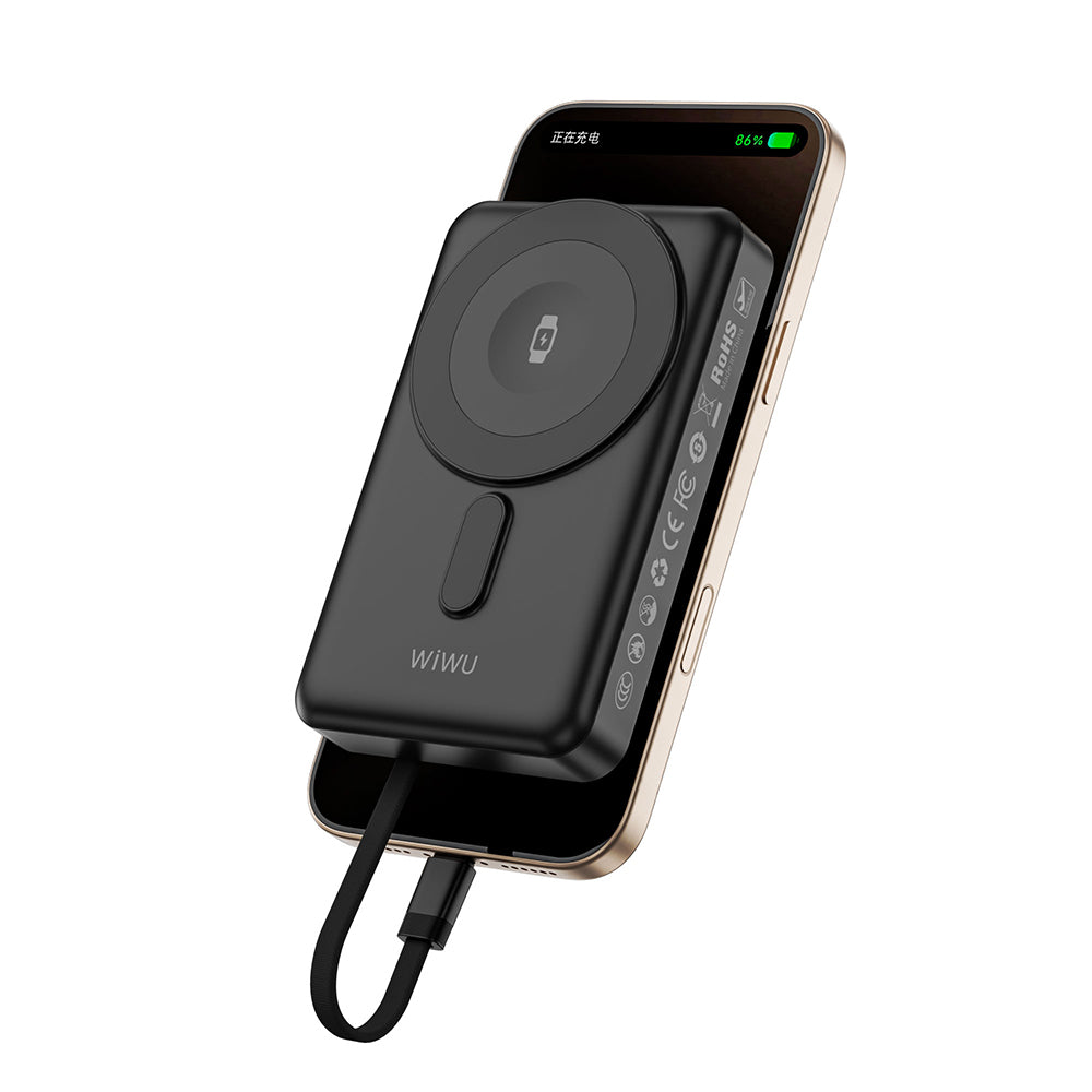 Wi-P056 Wireless ve PD Hızlı Şarj Özellikli Magsafe Powerbank 15W 10000mAh