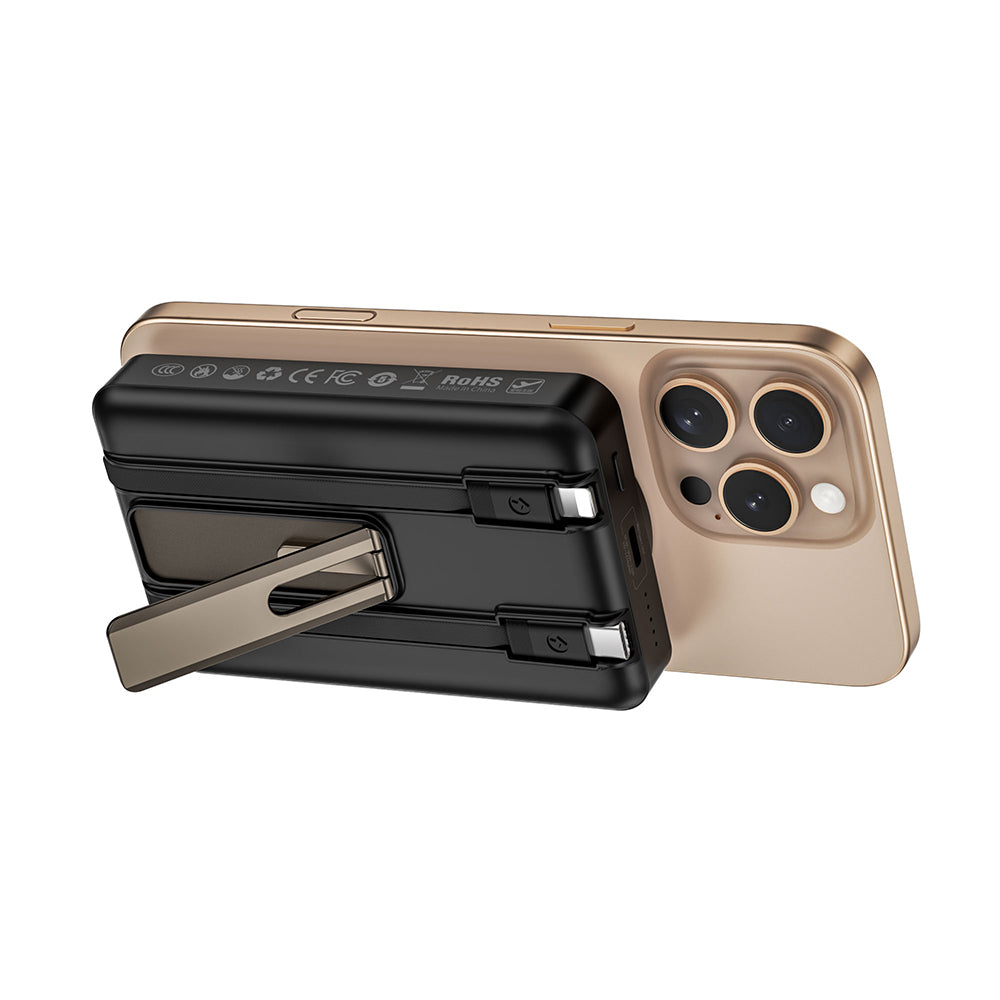 Wi-P056 Wireless ve PD Hızlı Şarj Özellikli Magsafe Powerbank 15W 10000mAh