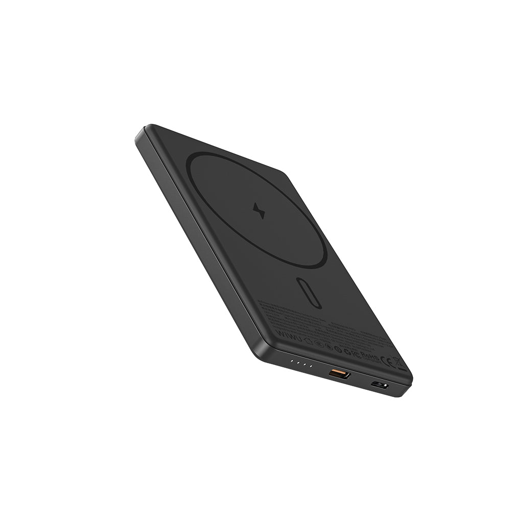 Wi-P072 PD 20W Magsafe Uyumlu Aramid Fiber Ultra İnce Powerbank 5000mAh