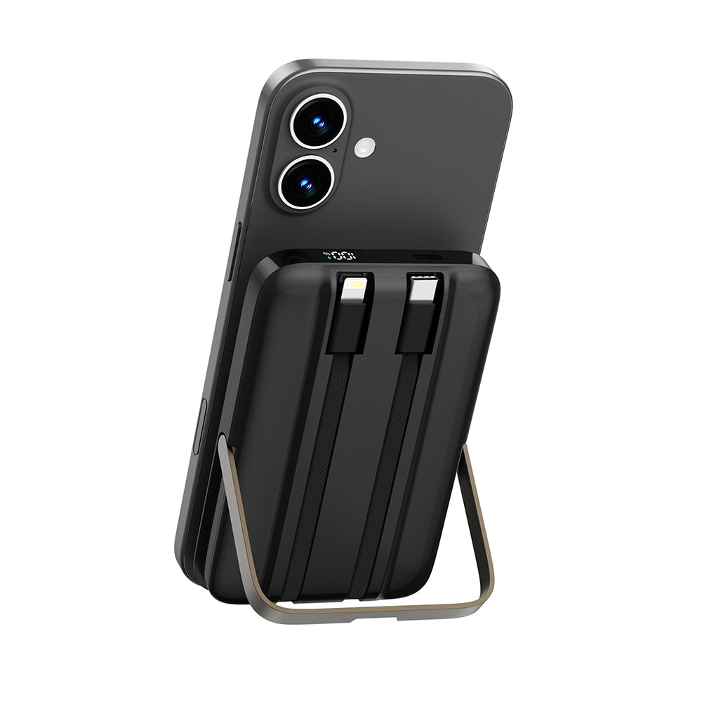 Wi-P077 Pioneer Serisi Standlı Wireless Şarjlı PD 20W Powerbank 10000mAh 15W