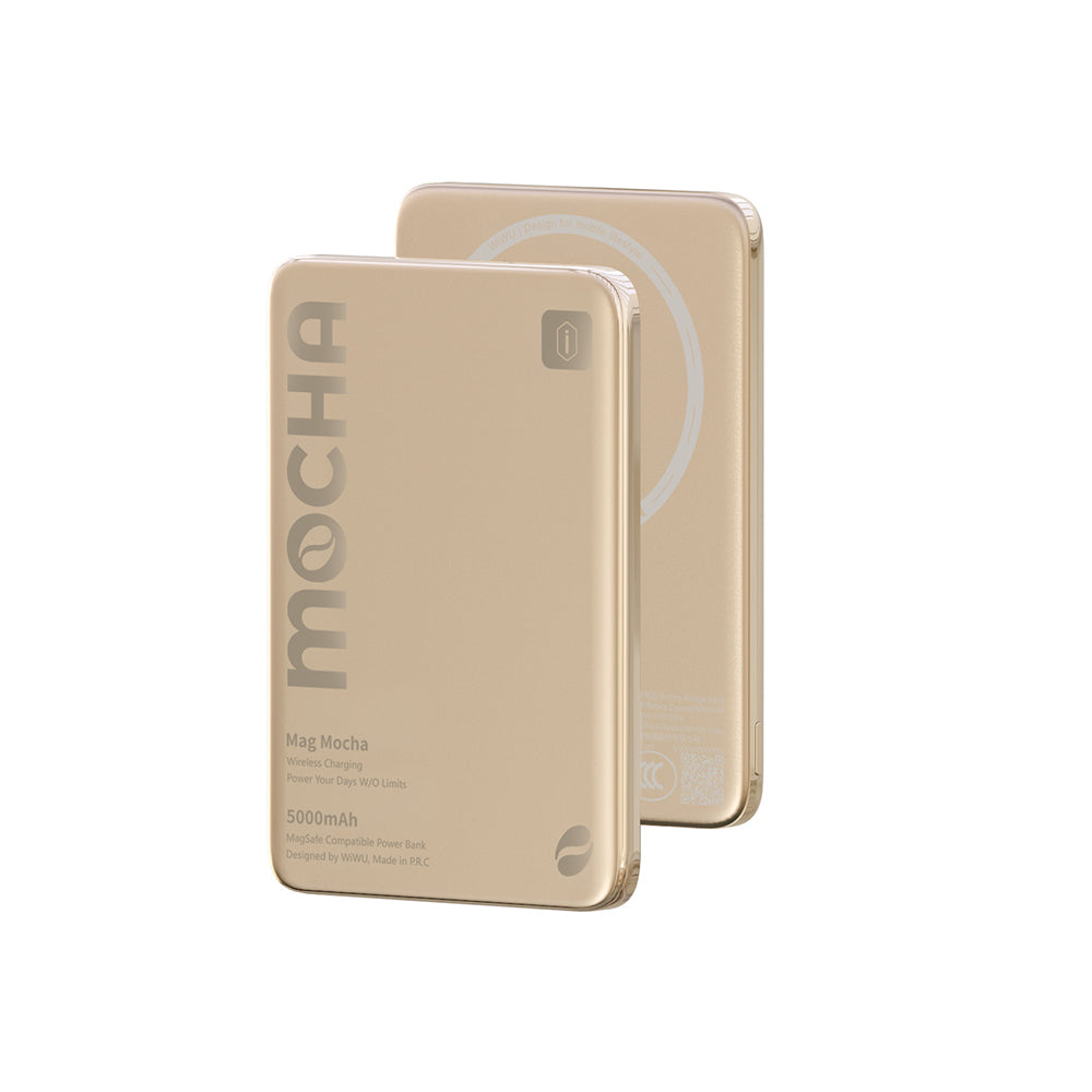 Wi-P085 MagPearl 5000 mAh 15W Ultra İnce Manyetik Kablosuz Powerbank