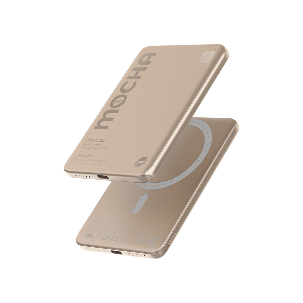 Wi-P085 MagPearl 5000 mAh 15W Ultra İnce Manyetik Kablosuz Powerbank