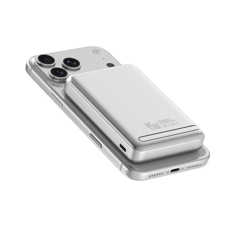Wi-P090 Mag Pro 10000mAh Qi2 Magsafe Uyumlu 45W Standlı Powerbank
