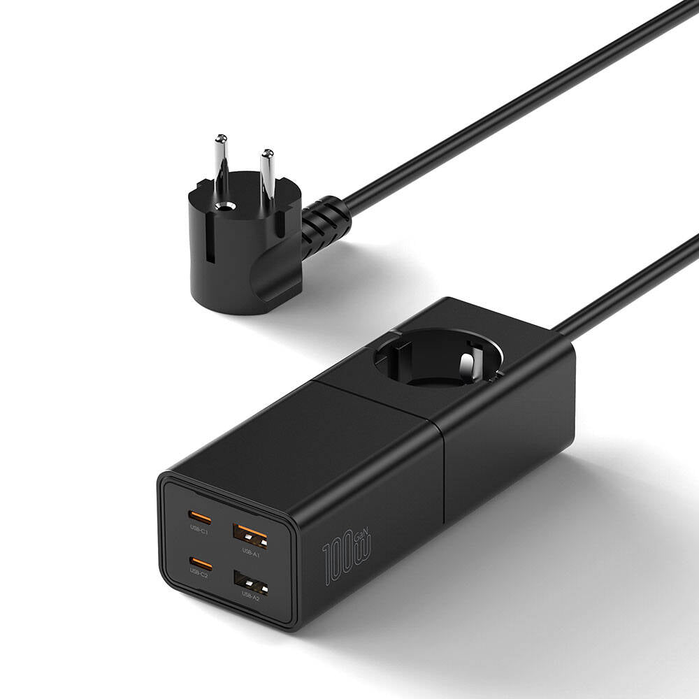 Wi‑S004 Gan Tech Kablolu Şarj Cihazı 100 W Priz