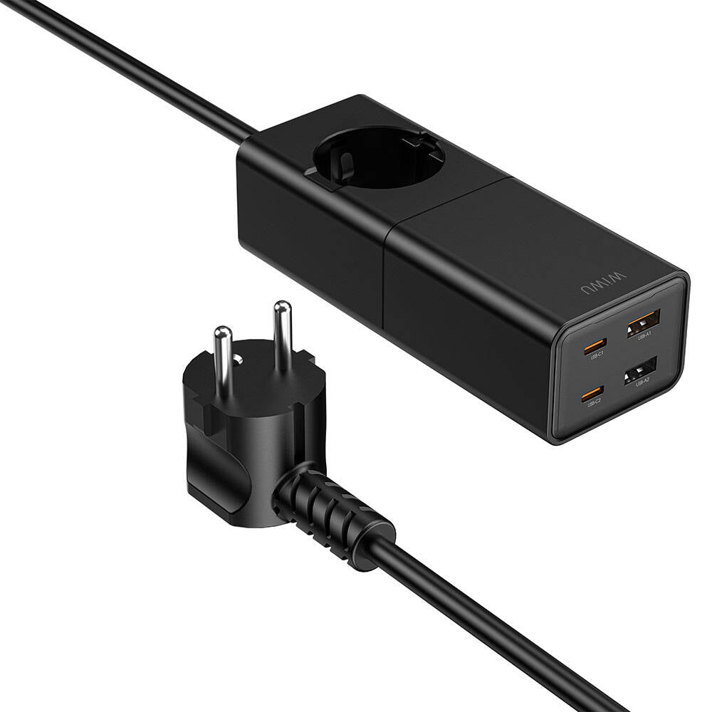 Wi‑S004 Gan Tech Kablolu Şarj Cihazı 100 W Priz