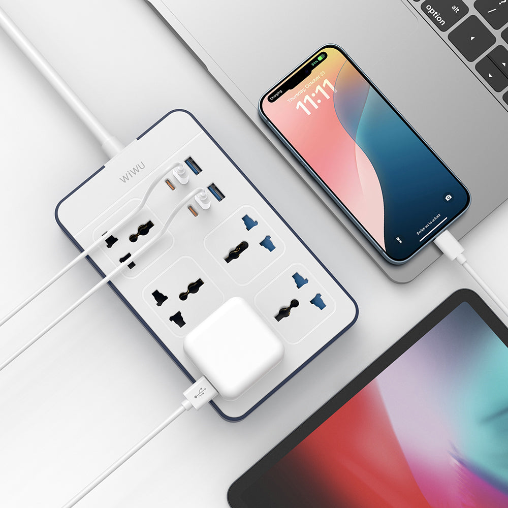 Wi-S006 20W GaN Tech Power Strip 11 in 1 Çoklu Priz