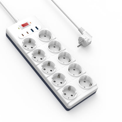 Wi-S008 20W GaN Tech Power Strip 14 in 1 Çoklu Priz 2M