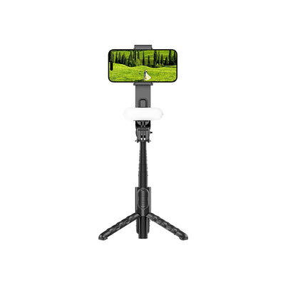 Wi-SE013 Dolgu Işıklı Teleskopik Tripod ve Mini Selfie Çubuğu