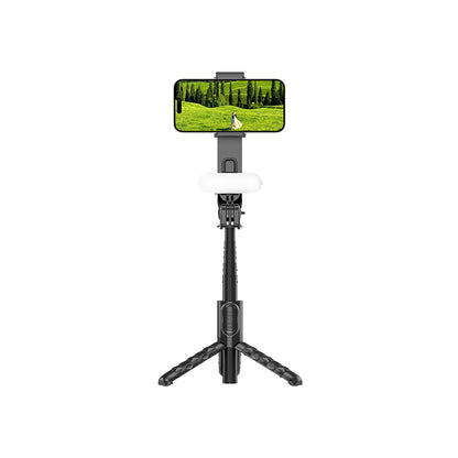 Wi-SE013 Dolgu Işıklı Teleskopik Tripod ve Mini Selfie Çubuğu