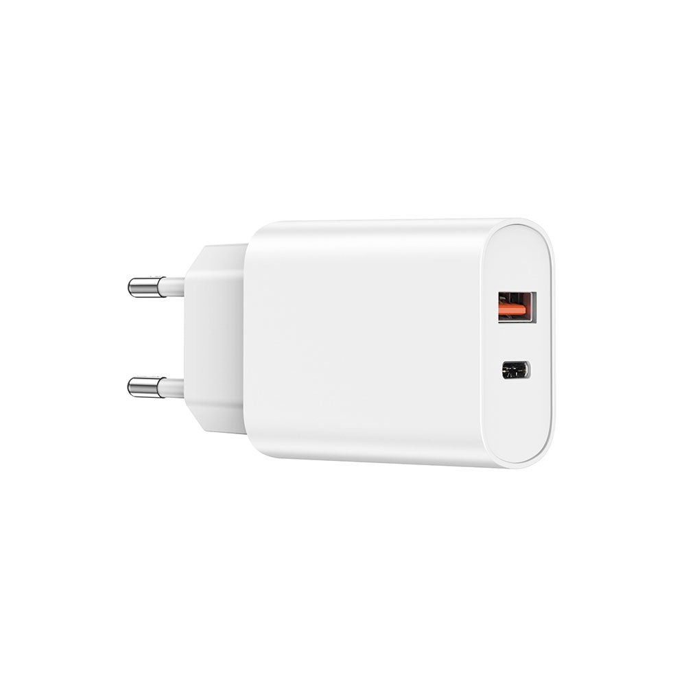Wi-U002 20W Type-C PD ve USB-A QC Hızlı Şarj Adaptörü