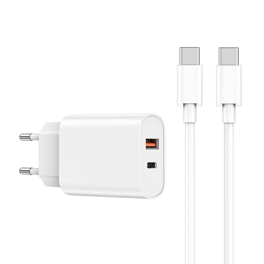 Wi‑U002 Quick PD+QC 20W Type‑C/USB‑A Hızlı Şarj Başlığı