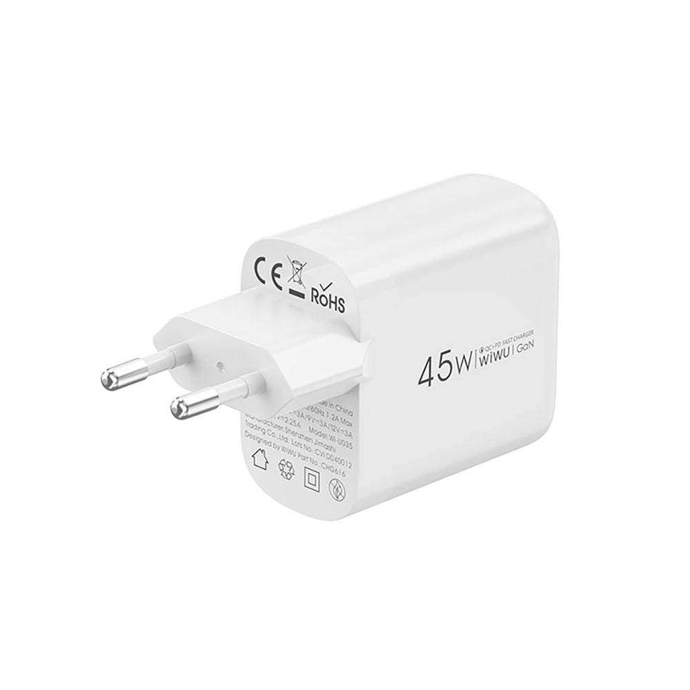 Wi-U035 45W GaN PD QC 3.0 Hızlı Şarj Başlığı