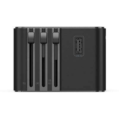 Wi-UA006 TR/US/UK/AU/EU Uyumlu 2500W 45W GaN Universal Seyahat Adaptörü