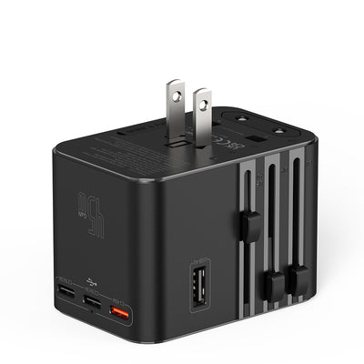 Wi-UA006 TR/US/UK/AU/EU Uyumlu 2500W 45W GaN Universal Seyahat Adaptörü