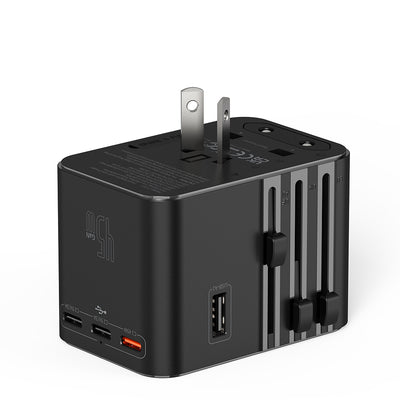 Wi-UA006 TR/US/UK/AU/EU Uyumlu 2500W 45W GaN Universal Seyahat Adaptörü