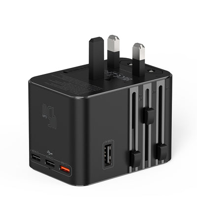 Wi-UA006 TR/US/UK/AU/EU Uyumlu 2500W 45W GaN Universal Seyahat Adaptörü