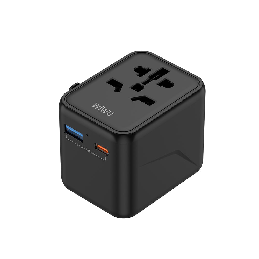 Wi-UA012 TR/US/UK/AU/EU Uyumlu 2500W 12W Universal Seyahat Adaptörü