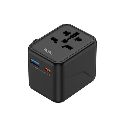 Wi-UA012 TR/US/UK/AU/EU Uyumlu 2500W 12W Universal Seyahat Adaptörü