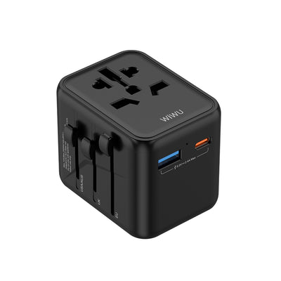 Wi-UA012 TR/US/UK/AU/EU Uyumlu 2500W 12W Universal Seyahat Adaptörü