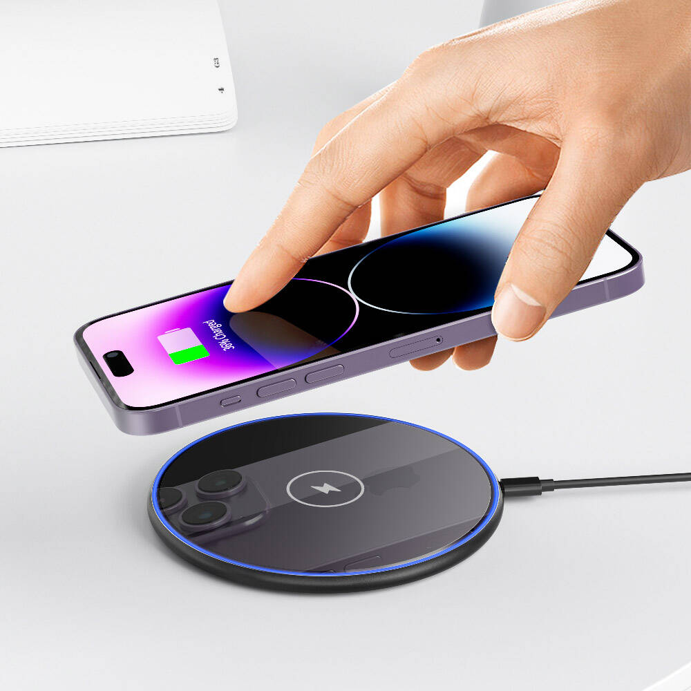 Wi-W012 Quantus 15W Masaüstü Wireless Şarj Cihazı