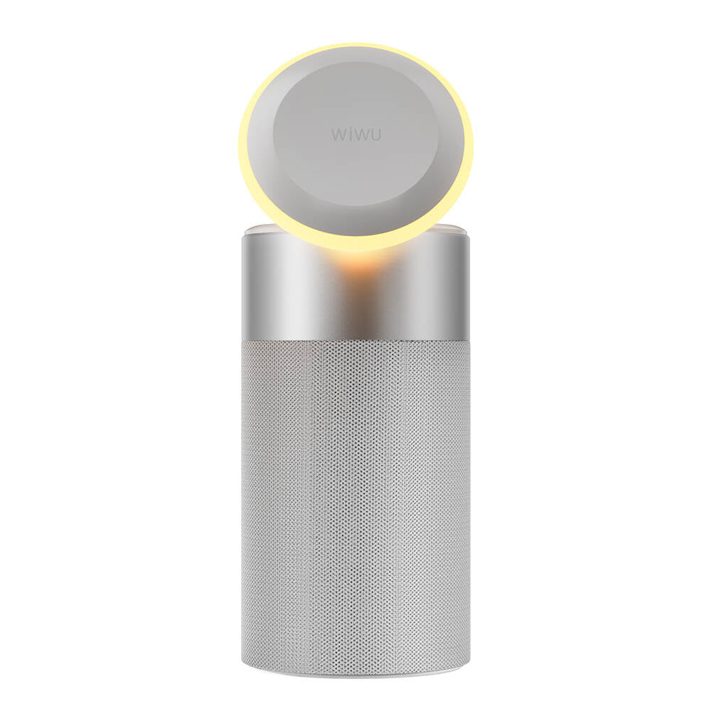 Wi‑W022 Ambiyans Işıklı Kablosuz Şarj Standlı Bluetooth Hoparlör