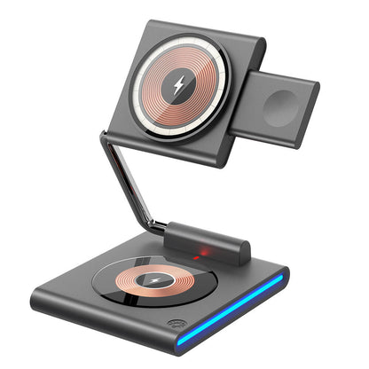 Wi-W023 Geek 3in1 Hareketli Başlık Kablosuz Şarj Standı