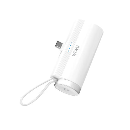 Wi-W026 Capsule 2in1 Mini Standlı Askılı Type-C PD Powerbank 5000mAh